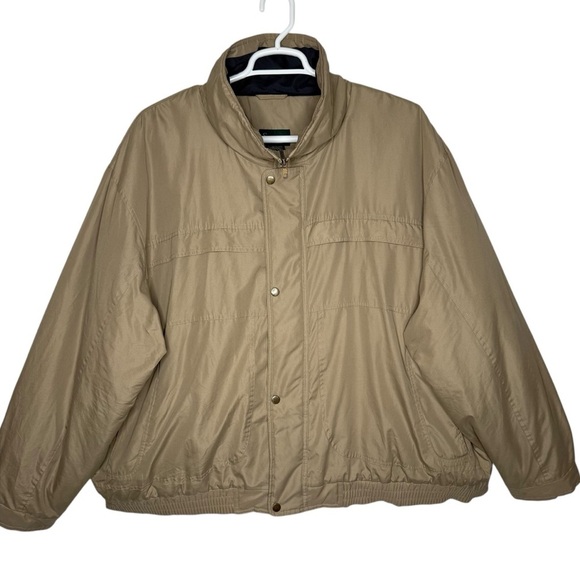 Scandia Woods Winter Jacket Coat Size 3XL Beige Insulated Weatherproof Big Tall - Picture 1 of 16